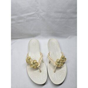 Crocs Isabella Sandals Womens 7 Flip Flops Embellished Iconic Comfort Thong